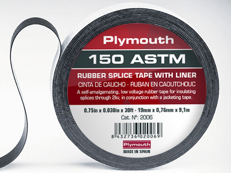 Велкроу – Лента Plymouth – 150 ASTM Rubber tape