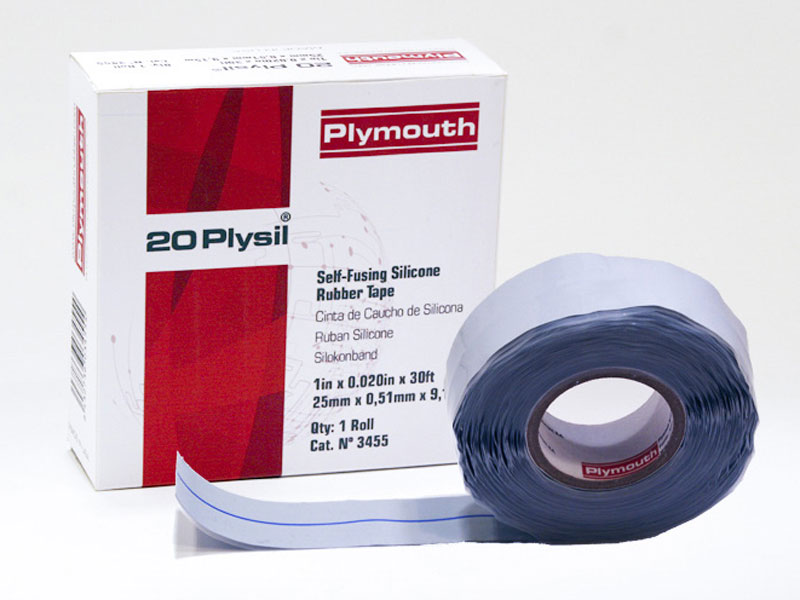 Велкроу – Лента Plymouth – 20 PLYSIL® Silicone Rubber Tape