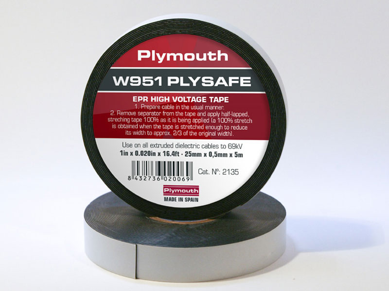 Велкроу – Лента Plymouth – W951 Plysafe EPR лента для высокого напряжения